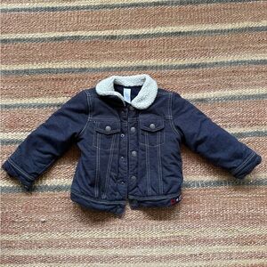 Padded Soft Kids Navy “Jean” Jacket